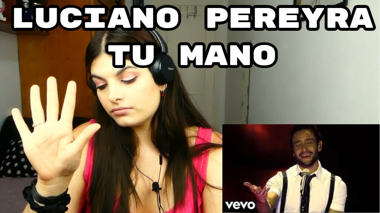 REACCIÓN: TU MANO - LUCIANO PEREYRA | Cristina Black & White