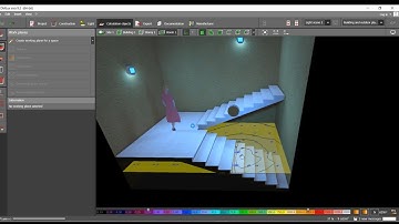 Deleting the work Plane - Starcases lighting design DIALux evo (2021)