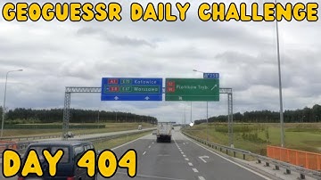 The road alignment trick works! Geoguessr daily challenge day 404!
