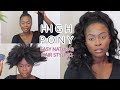NATURAL HAIR HIGH PONY - STYLING TYPE 4A/4B/4C HAIR FT. HERGIVENHAIRR