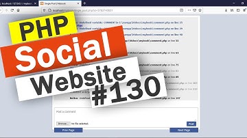 Social Website from scratch - Part 130 - Comment notification | OOP PHP with MYSQL Database