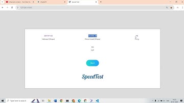 Internet Speed Test Using Python