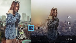 Cắt Ghép Blend Màu Tạo Ảnh Nghệ Thuật Trong Photoshop | Tự Học Photoshop screenshot 4