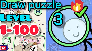 Draw puzzle 3 Missing part level 1 to 100 walkthrough