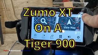 Zumo XT Install on a 2022 Tiger 900 (Evotech Bracket)