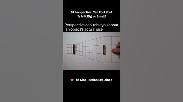 👉 Mind-Blowing Perspective Trick! 😲📏 The Object Size Illusion