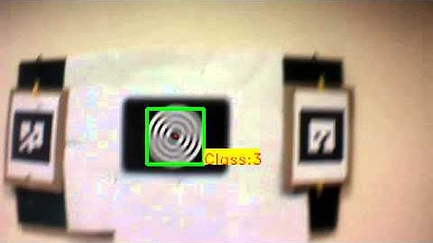 Recognition of our Motion Blur Resilient Fiducial (Class 3)