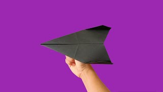 How to make a easy fighter jet paper airplane