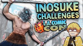 Inosuke Challenges L.A. Comic Con 2021 ft. Johnny Junkers