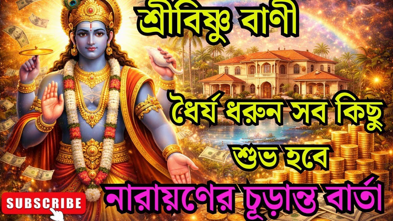 ধৈর্য ধরুন সব কিছু শুভ হবে || শ্রী বিষ্ণু বাণী||🙏 