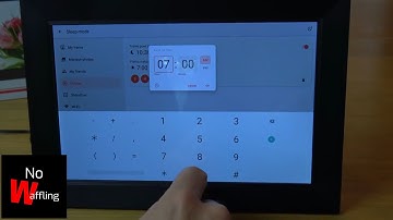 How to Change SLEEP SETTINGS (Bedtime - Wake up) on Frameo Digital Picture Frame 112k - Beginners