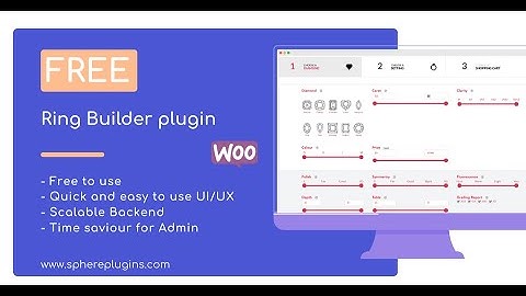 Get Ringbuilder FREE now. All-in-one solution for your WordPress/WooCommerce jewelry website.