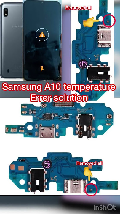 Samsung A10 charging temperature error solution | A10 charging error #youtubeshorts #ytshort #a10