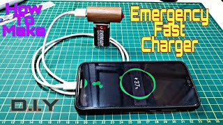 How To Make Emergency Fast Charger