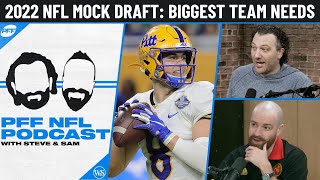 2022 NFL Mock Draft: Biggest Team Needs | PFF NFL Podcast
