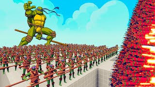 100x TMNT DONNIE vs 1x EVERY GOD - Totally Accurate Battle Simulator TABS