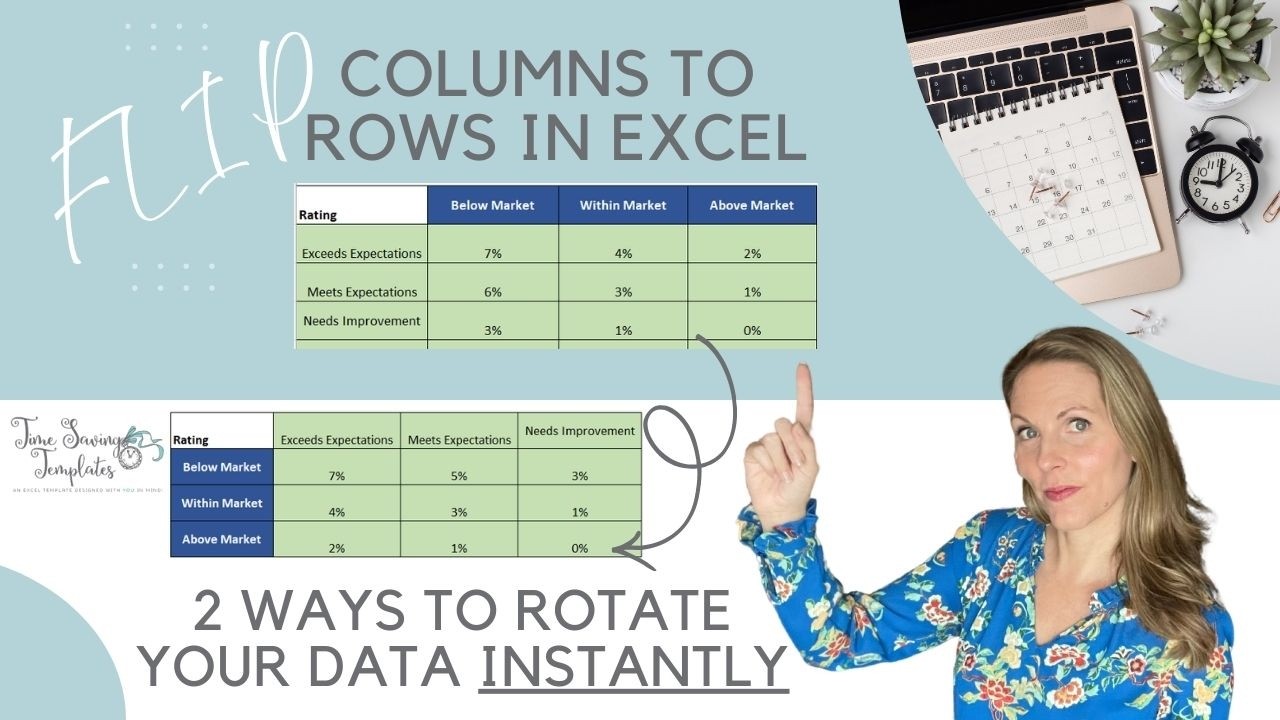 Sequential Column Rotation How to Rotate Columns to Rows in Excel, Transpose Excel data - YouTube