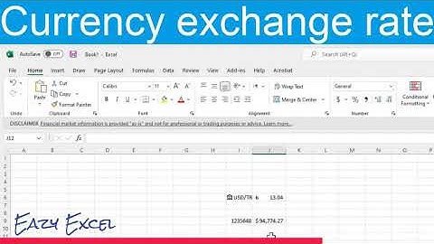 currency exchange rate