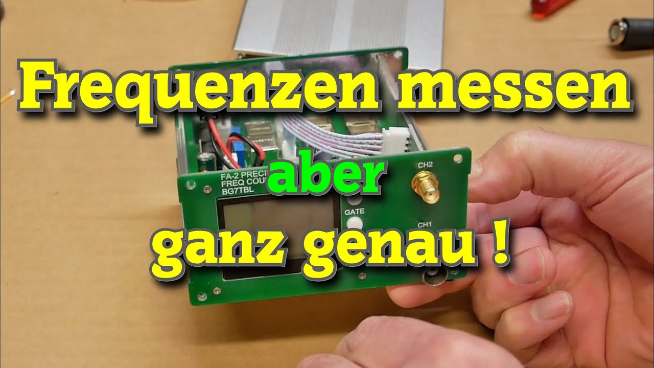 Produktbild von DIY Frequenzzähler Bausatz 1 Hz – 50 MHz Mit LED-Display – Frequenztester Programmierbar, USB/Batterie Betrieben – Für Elektronikbastler