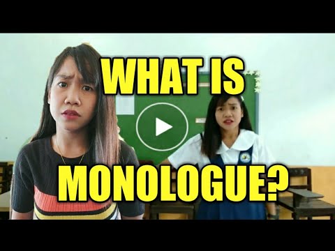 Video: Ano Ang Talumpati Ng Monologue