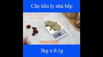 Cân tiểu ly nhà bếp 3kg x 0.1g #shorts #candientu #candientuquocthinh #cân_nhà_bếp, #cân_tiểu_ly