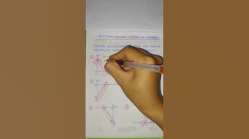Cara mudah menentukan pertidaksamaan linear dua variabel #maths #reels #mathematics #sptldv