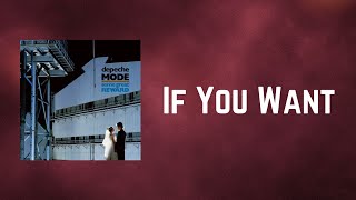 Depeche Mode - If You Want (Lyrics)