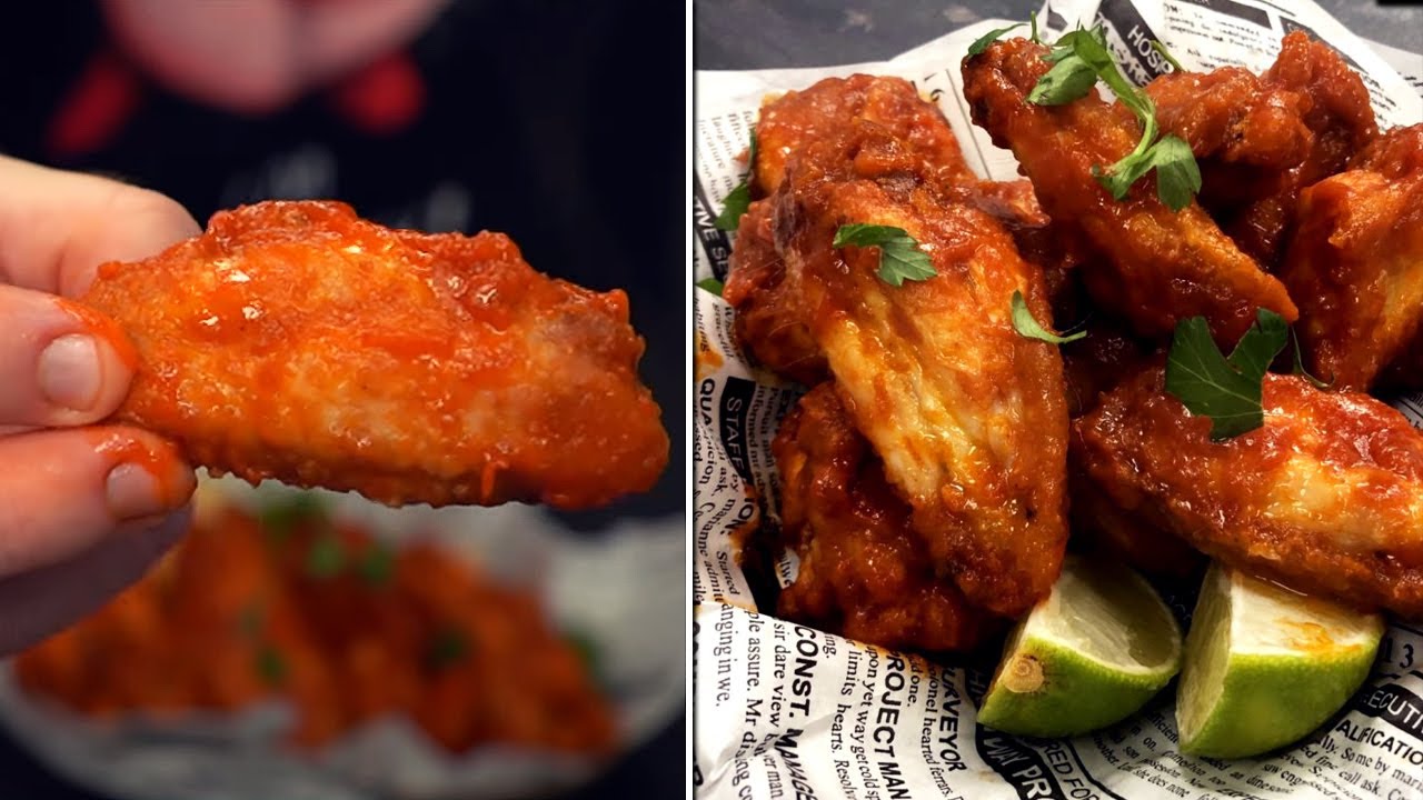 ALITAS DE POLLO estilo BUFFALO (Buffalo Wings) - RECETA