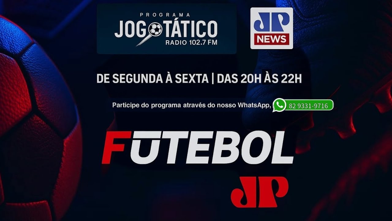 JOGO TÁTICO COM O ESQUADRÃO DA JOVEM PAN NEWS - AO VIVO 06/10/2025
