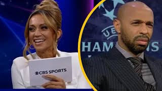 Kate Abdo Roasted Theirry Henry On CBS Sports