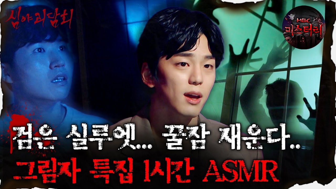 [#심괴ASMR] 검은 실루엣... 꿀잠 재운다.. 그림자 특집 1시간 ASMR #심야괴담회 #심괴 #어둑시니 #midnight #horrorstory MBC220728방송