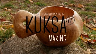 KUKSA making / Nordic wooden cup