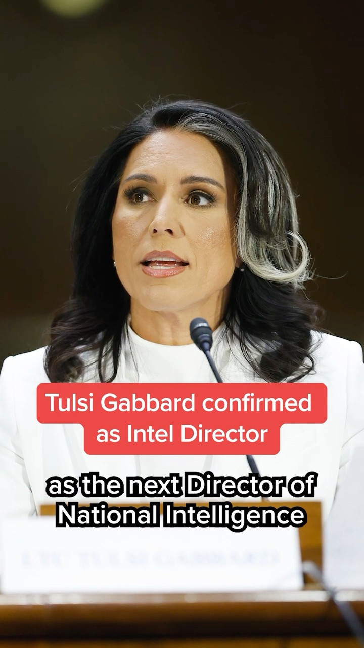Tulsi Gabbard confirmed as Intel Director