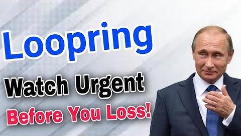 LRC Coin Watch Before Loss || Loopring Price Prediction! Loopring Latest News