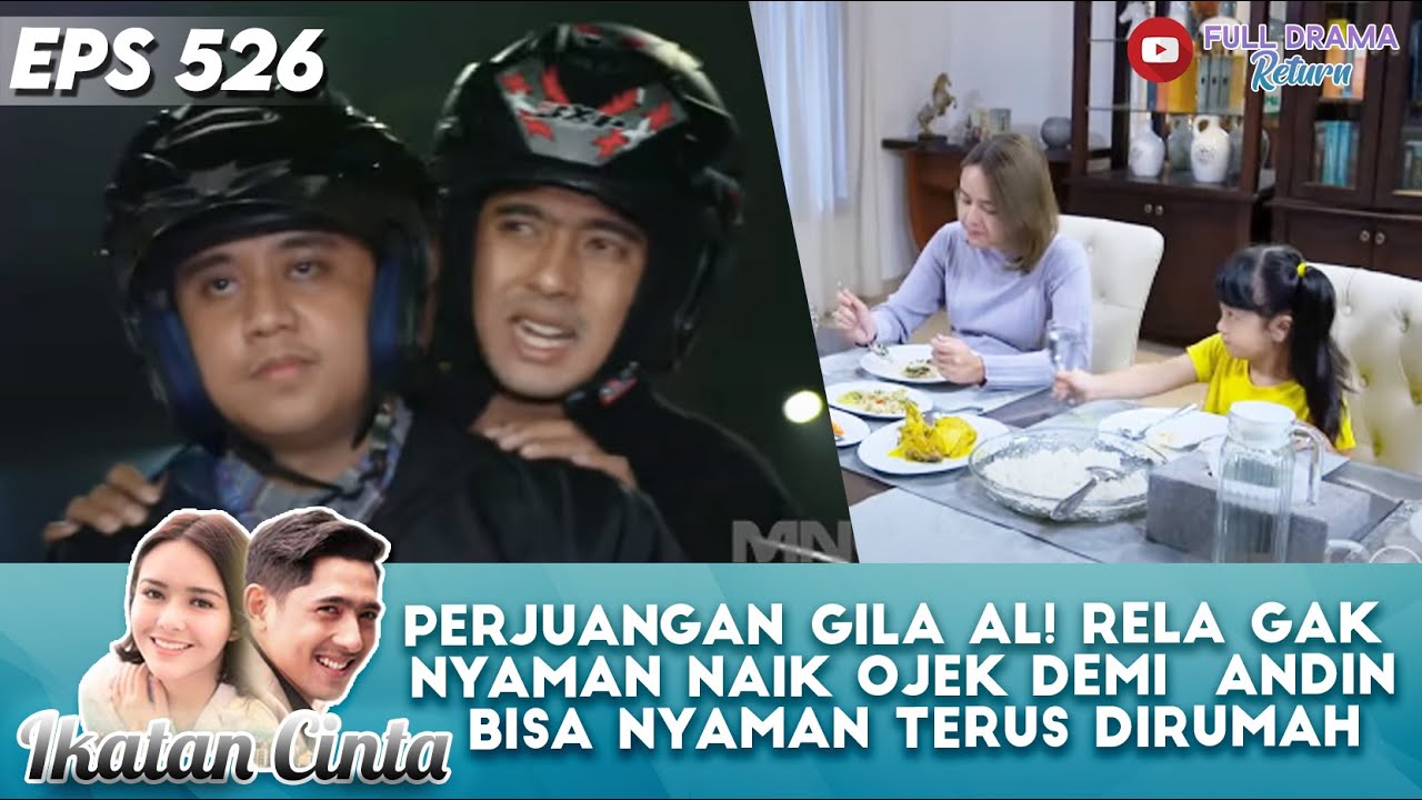 PERJUANGAN GILA AL! RELA GAK NYAMAN NAIK OJEK DEMI ANDIN BISA NYAMAN TERUS DIRUMAH - IKATAN CINTA