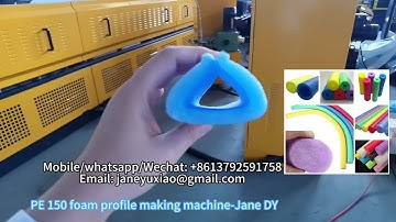epe foam pipe extruder polyethylene foam profile making machine epe foam tube extrusion machine