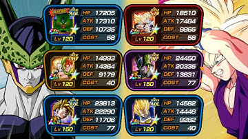 NEW BUFFED ANDROIDS/CELL SAGA TEAM SHOWCASE! | DBZ Dokkan Battle