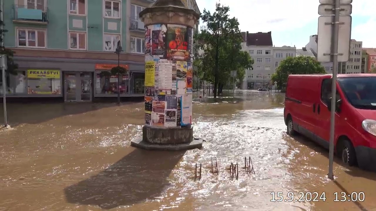 Povodně Krnov 2024 - různé lokace