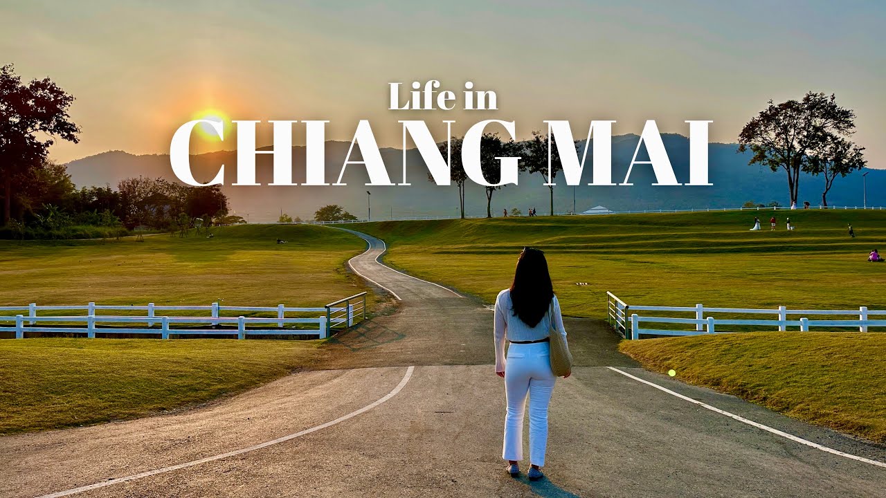 A peaceful escape: hidden cafés, nature & flower festival 2025 | Chiang Mai vlog