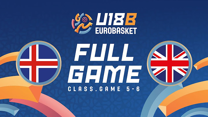 LIVE - Iceland v Great Britain | FIBA U18 Women's EuroBasket 2025 Division B |  Class. Game 5-6