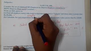 GATE CSE 1999