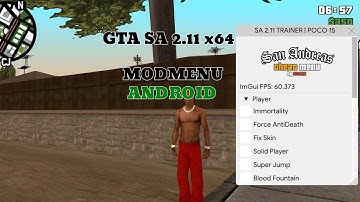 GTA SA 2.11 64 BIT - ANDROID MODMENU RELEASED