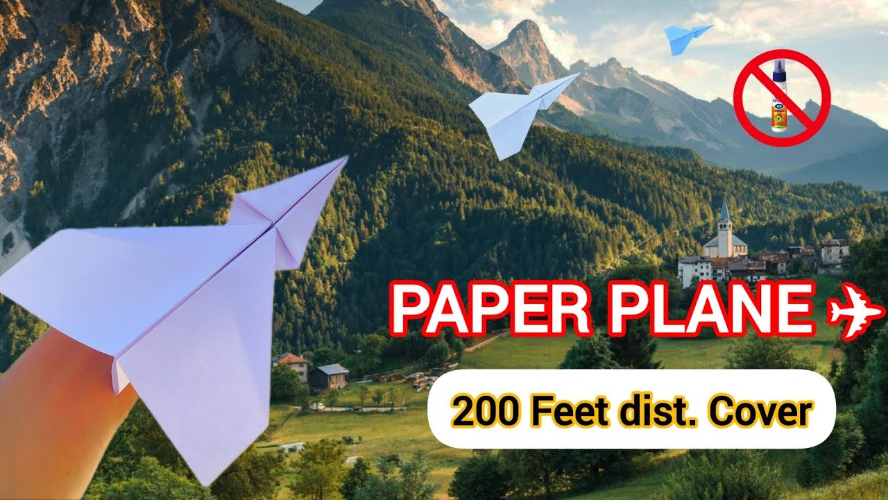 World Record 200 Feet Distance Cover In Few Min How To Make Paper world-record-200-feet-distance-cover-in-few-min-how-to-make-paper