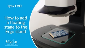 How to add the floating stage to the Lynx EVO Ergo stand
