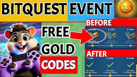 How To Win Bitquest Event (Free Gold) Hamster kombat bitquest code - Hamster kombat season 2 code
