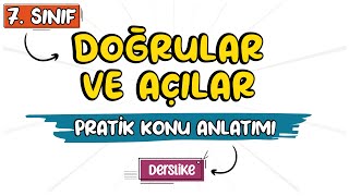 Doğrular ve Açılar | 7. Sınıf Matematik #2023