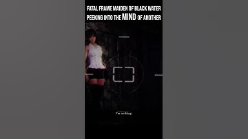 PEEKING INTO THE MIND OF ANOTHER | FATAL FRAME/PROJECT ZERO: Maiden of Black Water #shorts