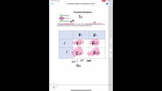 Incomplete Dominance and Codominance Punnett Square