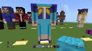 Minecraft Tutorial || How to build Maria Robotnik Statue (Sonic the hedgehog 3) [PlayStation 4]