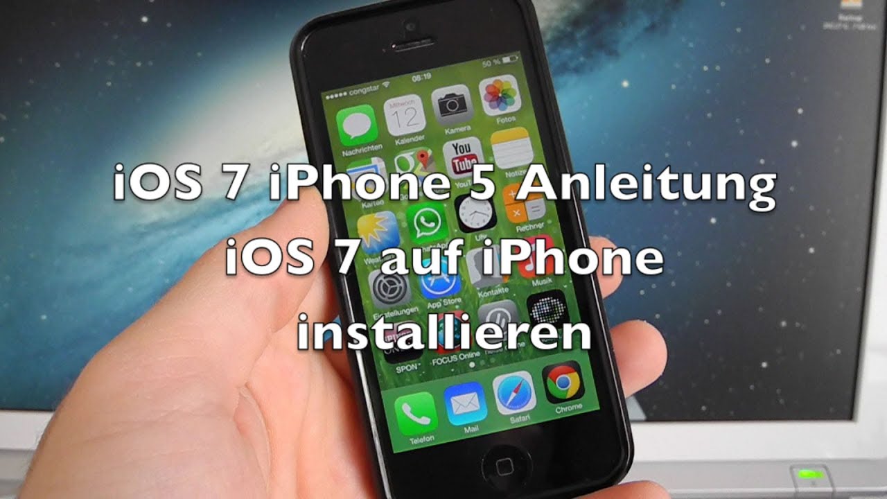 iOS 7 iPhone 5 Anleitung: iOS 7 auf iPhone installieren - YouTube